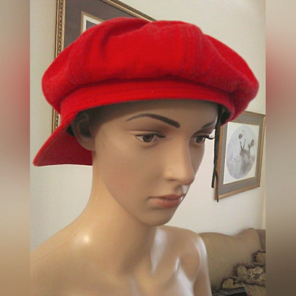 FP Movement by Free People Red Beret Hat